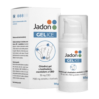 Jadon gel ICE chladivý gel s kostivalem mentolem a CBD 50g